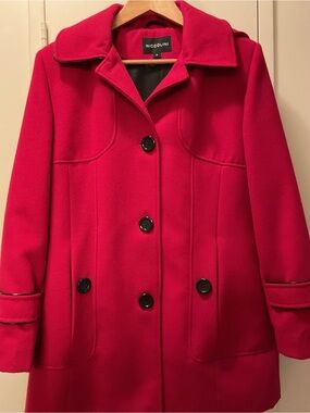 Women's Red Button Jacket